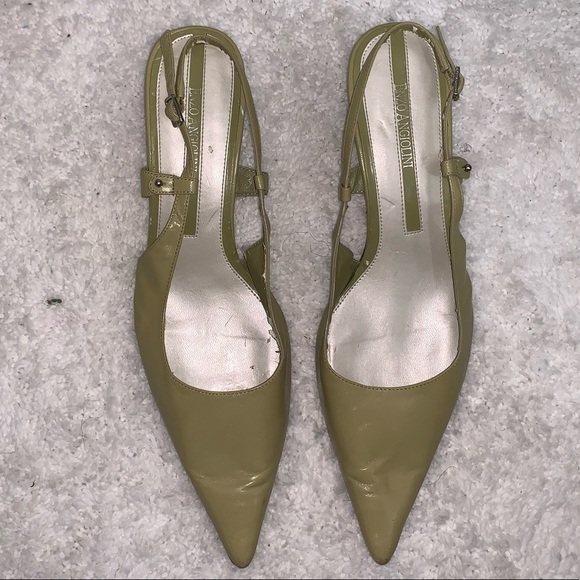 Enzo Angiolini Light Olive Slingback - Picture 5 of 7